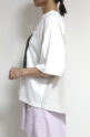ディニテコリエ(Dignite Collier）フォトプリントUVカットTシャツ／ベージュ