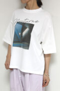 ディニテコリエ(Dignite Collier)フォトプリントUVカットTシャツ/ベージュ