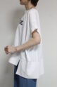 パシオーネ（PASSIONE）「AUTHENTIC」ロゴＴシャツ／オフ×ブラックロゴ