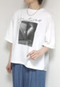 ディニテコリエ(Dignite Collier）フォトプリントUVカットTシャツ／ライトグレー