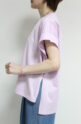 ディニテコリエ(Dignite Collier）ワイドヘムTシャツ／ピンク