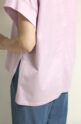 ディニテコリエ(Dignite Collier）ワイドヘムTシャツ／ピンク