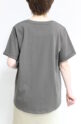 ロージー（ROSIEE）ハート×ロゴ刺繍Tシャツ／ブラウン