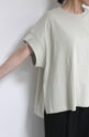 アンナケリー（Anna Kerry）クール素材ドルマンＴシャツ／カーキベージュ