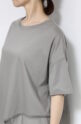 ディニテコリエ(Dignite Collier）メッシュコンビＴシャツ／グレー