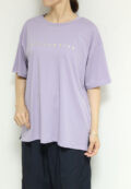 アンナケリー（Anna Kerry）メタリックロゴＴシャツ／パープル
