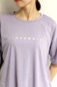 アンナケリー（Anna Kerry）メタリックロゴＴシャツ／パープル