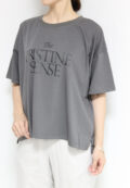 アンナケリー（Anna Kerry）"THE PRISTINE SENCE”Ｔシャツ／チャコールグレー