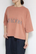 アンナケリー（Anna Kerry） ロゴワイドTシャツ／ライトテラコッタ