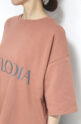 アンナケリー（Anna Kerry） ロゴワイドTシャツ／ライトテラコッタ