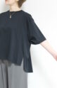 ディニテコリエ(Dignite Collier）バックフレアＴ／ブラック