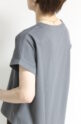 ディニテコリエ(Dignite Collier）ロゴフレンチＴシャツ／チャコール