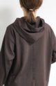 ディニテコリエ(Dignite Collier）フード付きロングＴシャツ／ブラウン