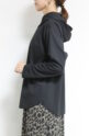 ディニテコリエ(Dignite Collier）フード付きロングＴシャツ／ブラック